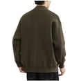 thumbnail image 3 of Ahabrexf Cardigan Sweaters for Men, Solid Color Knitted Lazy Style Sweater Jacket, 3 of 3