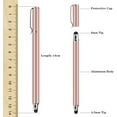 thumbnail image 2 of Touch Screen Pen Pink Stylus for Samsung Galaxy Z Flip4 Phone - Fiber Tip Aluminum Lightweight X3E Compatible With Galaxy Z Flip4, 2 of 6