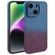 thumbnail image 1 of Funda de silicona con degradado de estrellas para iPhone 15 con película para lente, 1 of 5