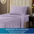thumbnail image 4 of Juego de sábanas dobles Utopia Bedding de microfibra cepillada color lavanda, 4 of 5