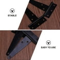 thumbnail image 4 of 2 Pcs T-hinge Fence Strap Shed Door Hinges Decorative Gate for Wooden Fences Heavy Duty Barn Gates Tee, 4 of 6