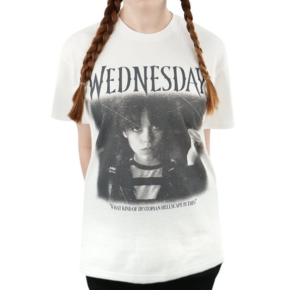 Wednesday Women's T-shirt White Sizes Small to X-Large