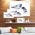 thumbnail image 3 of Oiseaux sur Branche avec Baies Rouges - Impression sur Toile, 3 of 4