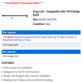 thumbnail image 2 of Drag Link - Compatible with 1994 Dodge B350, 2 of 2