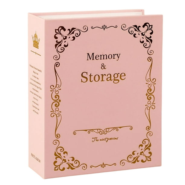 Matsuzay 2 uds álbum de fotos estampado en caliente ligero almacenamiento impermeable Scrapbooking mano de obra fina buena permeabilidad recolector de Decoración Rosado Matsuzay HA073935-03