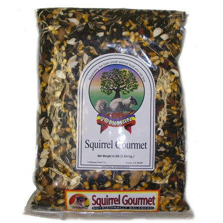 Small Squirrel - Volkman Seed Small Animal Squirrel Gourmet Mix Healthy Formulated Diet Food 4lbs