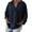 Navy, variant on Womens Tops Clearance Under $5 Boho Womens Long Sleeve Cotton Linen Kaftan Ladies Baggy Blouse Tee Shirt Tops
