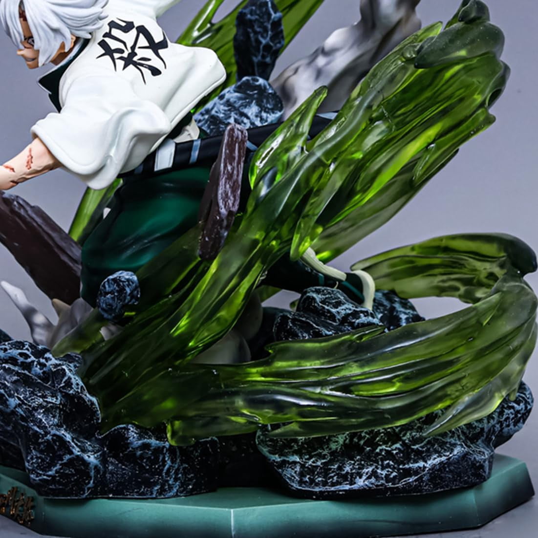 New Shinazugawa Sanemi (combat Ver) Character Anime Model Statue Action Figures Desktop Ornament Popular Decorations Fan Souvenirs Creative Gift Collectable