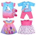thumbnail image 1 of Set de ropa para muñecas ECORELF para muñecas de 33 a 41 cm con 6 trajes, 1 of 8