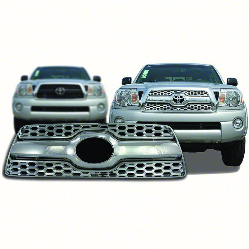 Bully GI-108 Triple Chrome Plated ABS 2-Piece Grille Overlay