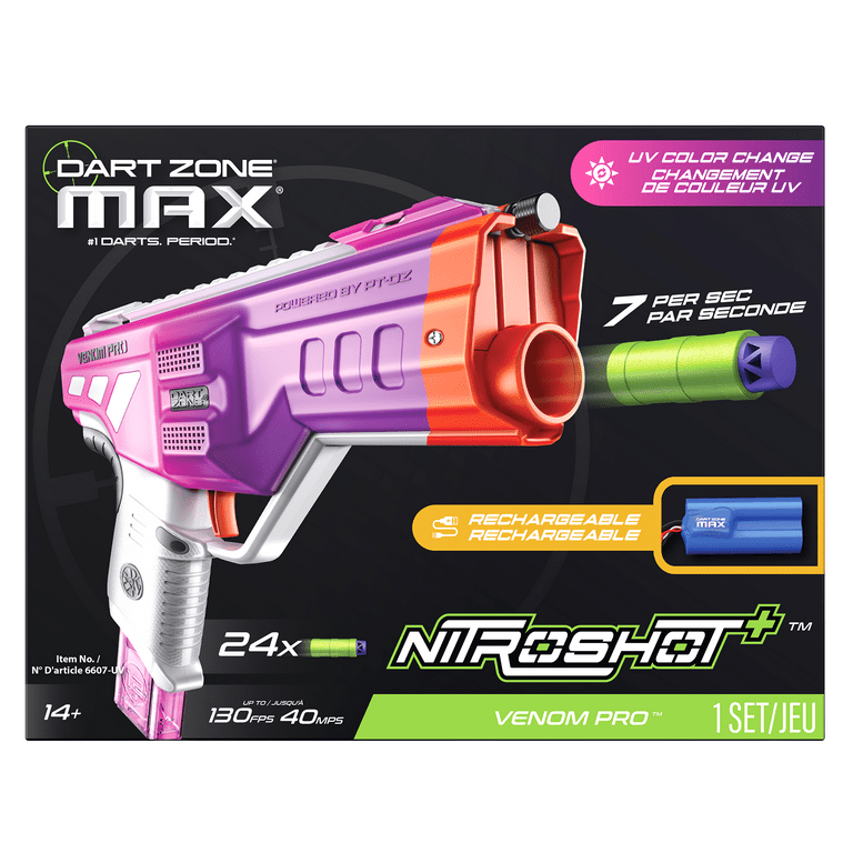 Dart Zone Max Venom Pro UV Half-Length Full-Auto Pro Motorized