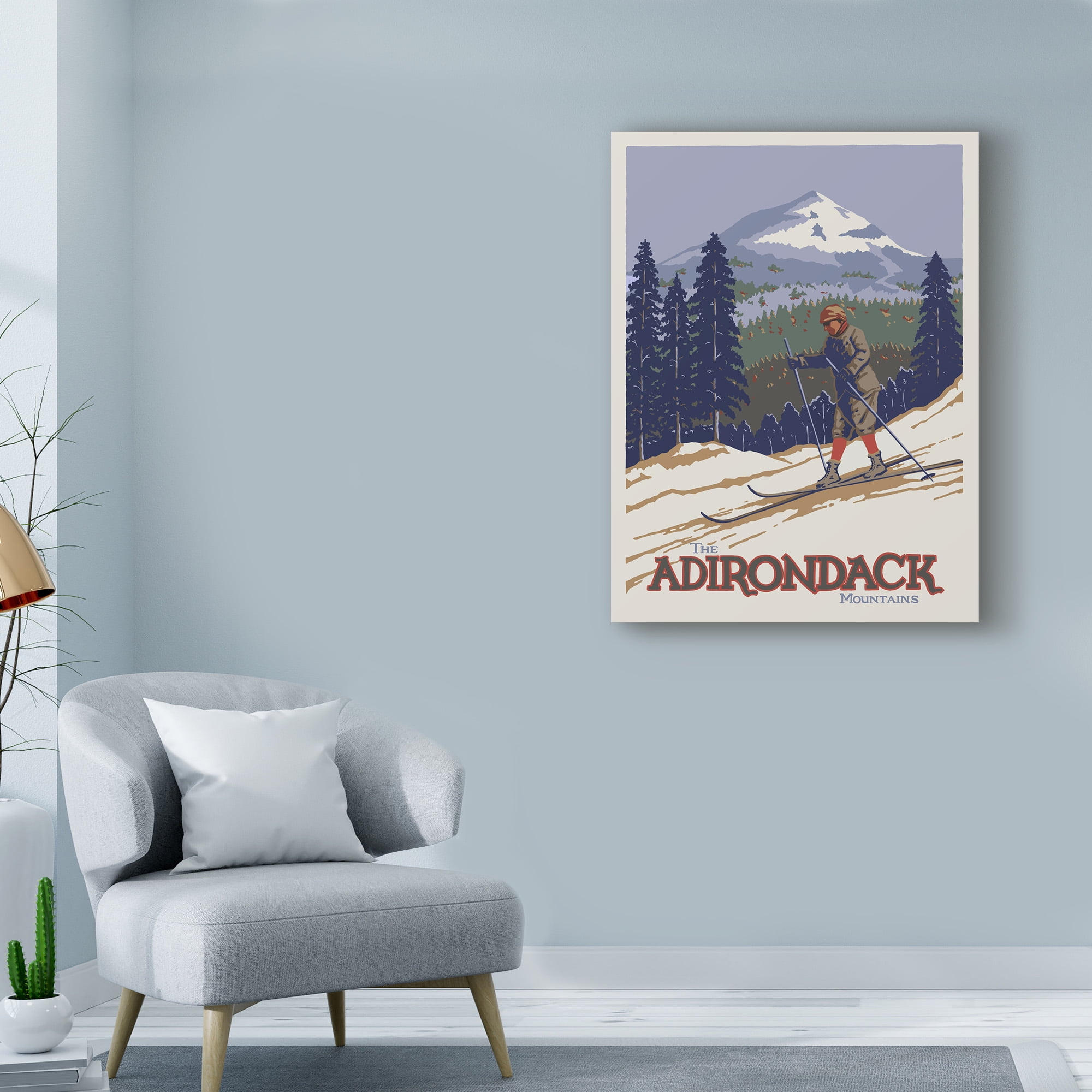Trademark Fine Art 'Apple Adirondack' Canvas Art by Michele Meissner