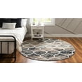 thumbnail image 3 of Rugs.com Lattice Frieze Collection Rug – 6' Round Blue Multi Medium Rug Perfect For Kitchens, Dining Rooms, 3 of 9