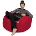 Sofa Sack Bean Bag Chair, Memory Foam Lounger with Microsuede Cover