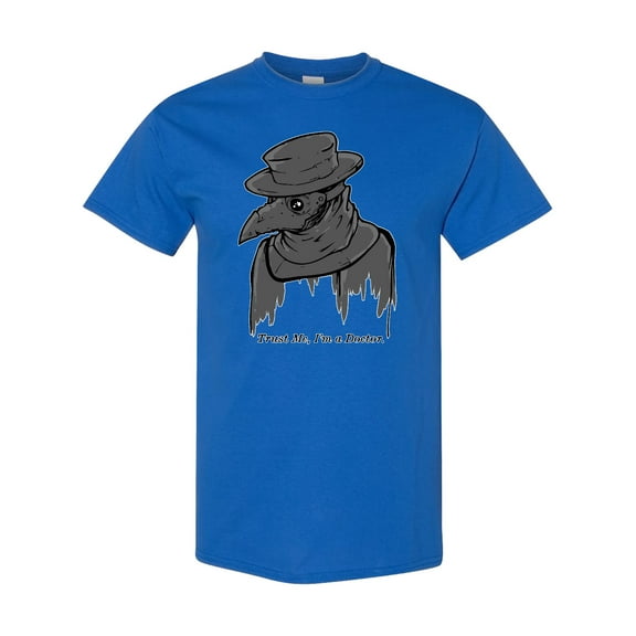 Inktastic Goth Plague Doctor 'trust Me I'm a Doctor.' T-Shirt