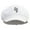 White, variant on Number 4 Embroidered Cotton Elastic Big Size Newsboy Cap - Red 2XL-3XL