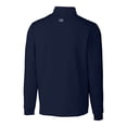 thumbnail image 3 of Men's Cutter & Buck  Navy Toledo Mud Hens Big & Tall Traverse Stretch Quarter-Zip Top, 3 of 3