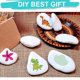 thumbnail image 5 of Rocas de pintura grandes, planas y lisas, piedras de pintura multicolores, piedras para arte y bricolaje, escogidas a mano, perfectas para fiestas infantiles, manualidades y decoración(Blanc, 5 of 5