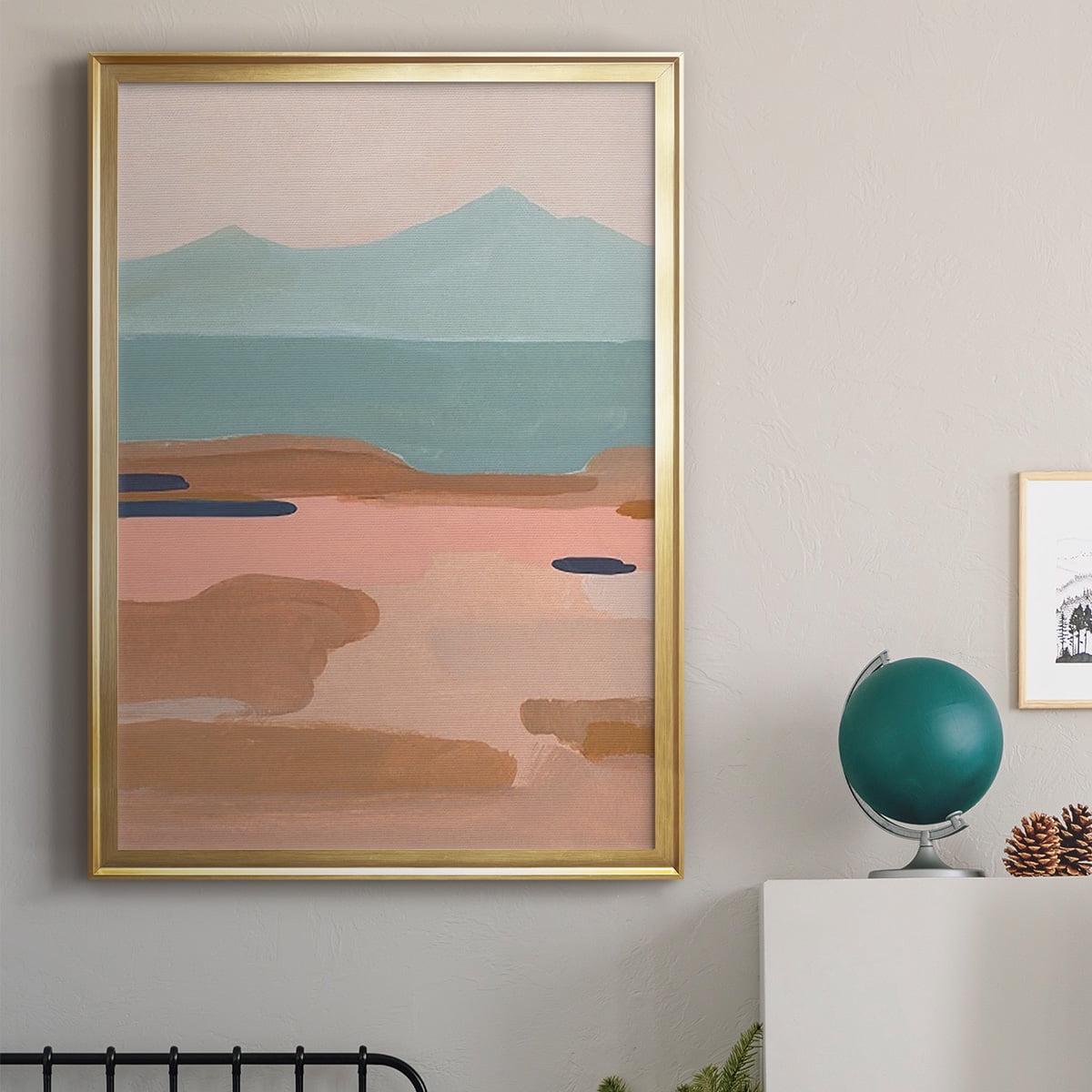 Desert Sunrise II Premium Framed Print, in Gold, Black, or Silver - Ready to Hang