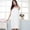 White, variant on Microfiber Women Shower Bath Towel Robe Bowknot SPA Absorbent Body Wrap Towel