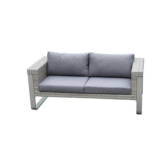Pursonic MOLRS2 70.9 x 35.4 x 28.7 in. Double Sofa with 12 cm Cusion & Back Pillow