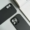 thumbnail image 3 of Funda de teléfono de silicona mate negra de lujo para iPhone 16 15 14 13 12 11 Pro Max 16 15 14 7 8 Plus, carcasa trasera suave de TPU, 3 of 4