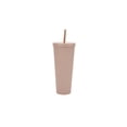 thumbnail image 3 of Just Feed Me by Jessie James Decker 4-Piece 26-Ounce Acrylic Textured Tumbler Set, Matte Mauve, 3 of 7