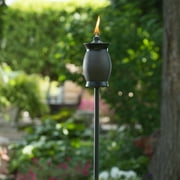 TIKI Brand 64-inch Resin Jar Torch 3-in-1 Stone Color - 1116074