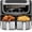 BK-9.5qt, variant on Simenmax 9.5Qt Dual Basket Air Fryer, 10-in-1 Digital Oven with Sync Cook, Independent Dual-Zone Temperature Control, Nonstick Dishwasher-Safe Baskets,Black