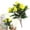 Z-4-Yellow, variant on Artificial Impatiens Flower Bouquet, Fake Flowers, Artificial Flowers, Faux Flowers for Outdoor Planters, Faux Impatiens Flowers Realistic for Home Living Room Vase Decor Red 1Pcs