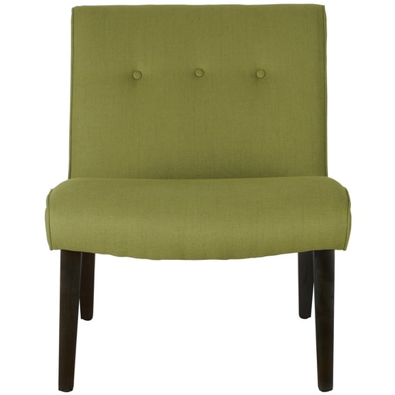 SAFAVIEH Mandell Chair With Buttons Sweet Pea
