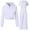 White A, variant on Fall Outfits for Girls 2025 Fashion Solid Long Sleeve Zipper Sweatshirt and Sweatpants Sweat Set Kids Clothes Girls 5-13 Years