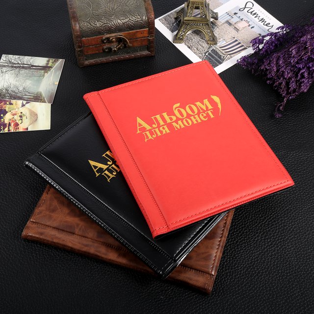 Haofy Porta Monedas de Coleccion, álbum de Monedas para 250 Monedas, Libro para Coleccionar Monedas, Album para Guardar Monedas de Coleccion para ColeccionistasRojo) Khall Tendencias