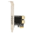 thumbnail image 4 of PCI E Expansion Card, Stable Transmission Metal Plastic PCI E 1 To 2 Riser Card  For Home Black Board, 4 of 8