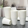 KFIWSZC Clearance 50pcs Clerance! 8 Or 6 Oz White Paper Cups Disposable