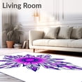 thumbnail image 2 of ODIKA 2'x3' Machine Washable Non-Slip Area Rug, Mystic Dreamcatcher with Petal Arrangement and Radiant Details High Traffic Rug with Pad, Pink, 704518, 2 of 8