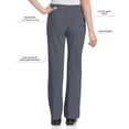 thumbnail image 5 of Urbane Performance Tailored Fit Stretch 6-Pkt Cargo Scrub Pants for Women 9312, 5 of 8