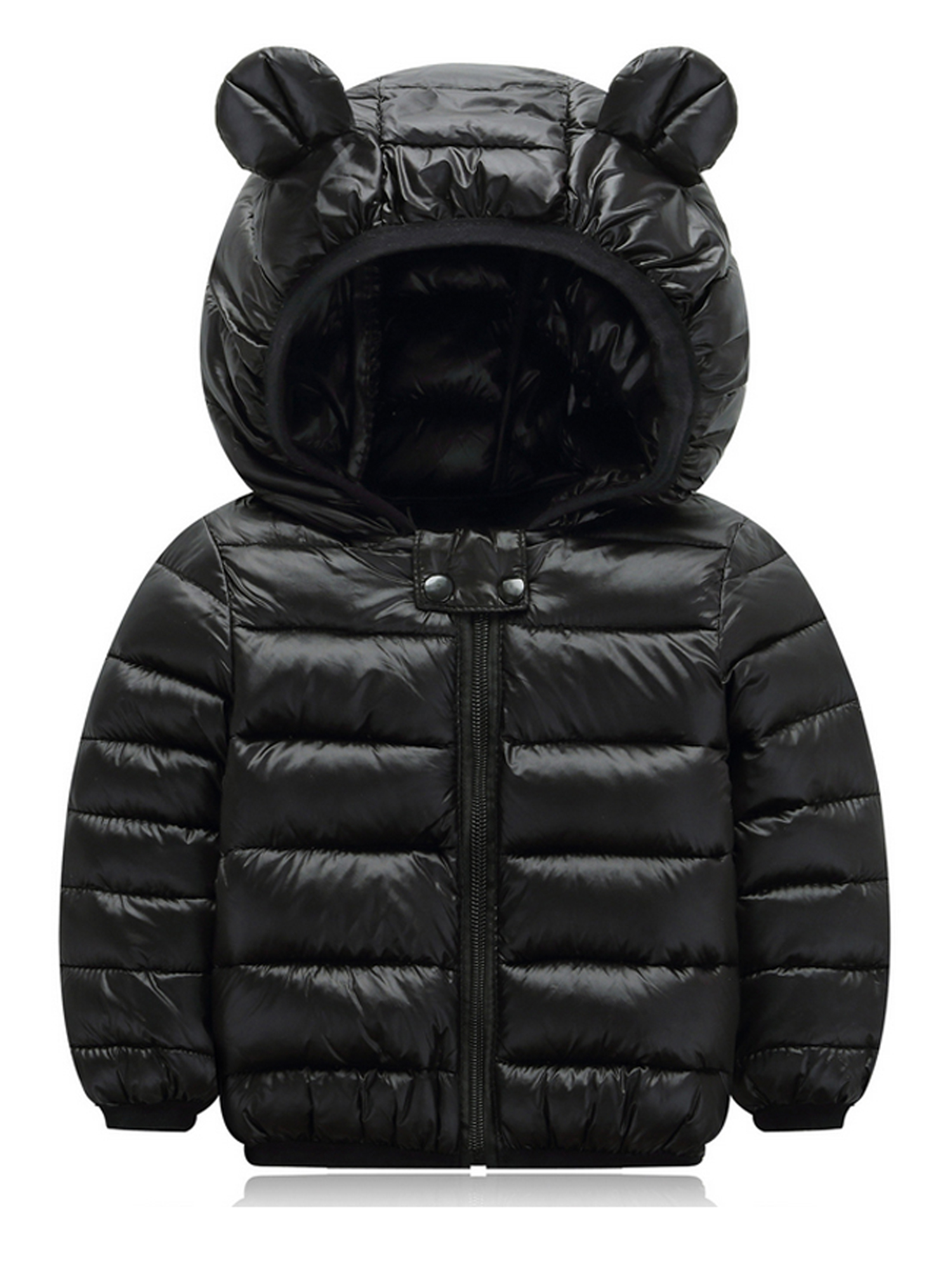 Toddler Baby Hooded Down Jacket Boys Girls Kids Thicken Warm Winter Coat Outerwear 1-7t