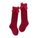 thumbnail image 2 of Calcetines de tubo medio a rayas para niños y niñas, calcetines de tubo largos con lazo para niños, calcetines de bebé con boca de burbuja y boca suelta, 2 of 6