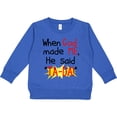 thumbnail image 2 of Inktastic When God Made Me Toddler Sweatshirt, 2 of 4