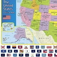thumbnail image 2 of National Geographic United States for Kids Map, Laminated, 24" x 36", 2 of 3