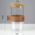 thumbnail image 1 of Jarrón de vidrio hidropónico creativo, micropaisaje transparente, decoración ecológica para pecera, arreglo floral con plantas hidropónicas de rábano verde, manualidades, 1 of 6
