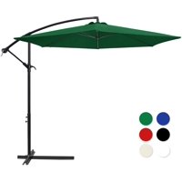 Green Offset Cantilever Umbrellas Walmart Com