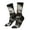2 Black-2, variant on Realistic Rose Skull Print Adult Socks for Men & Women,Calf Socks, Ankle Socks,Boots Socks,Breathable Casual Sock,Unisex Crew Socks