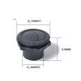 thumbnail image 3 of Get the RV Universal Air Conditioning Outlet 60mm Black Roof Air Outlet Stay Chill Anywhere, 3 of 6