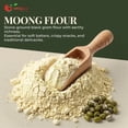 thumbnail image 4 of NY Spice Shop Moong Bean Flour - 5 Pound - Mung Bean Flour - Finely Ground Mung Beans - Finely Milled Mung Bean Powder - Perfect for Baking, Batters & Savory Recipes, 4 of 7