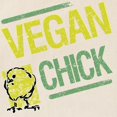 thumbnail image 2 of CafePress - Vegan Chick Tote Bag - Unisex Canvas Tote Bag, Beige, 1-Piece, 2 of 6