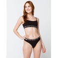 thumbnail image 6 of CALVIN KLEIN Black CK One Cotton Unlined Bralette, US Small, NWOT, 6 of 8
