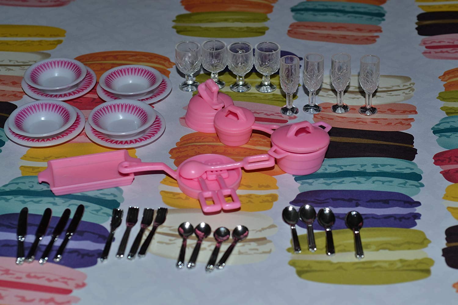 barbie plate set