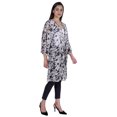 thumbnail image 3 of Moomaya Long Sheer Shrug Printed Open Front Beach Coverup Summer Cardigan, 3 of 8